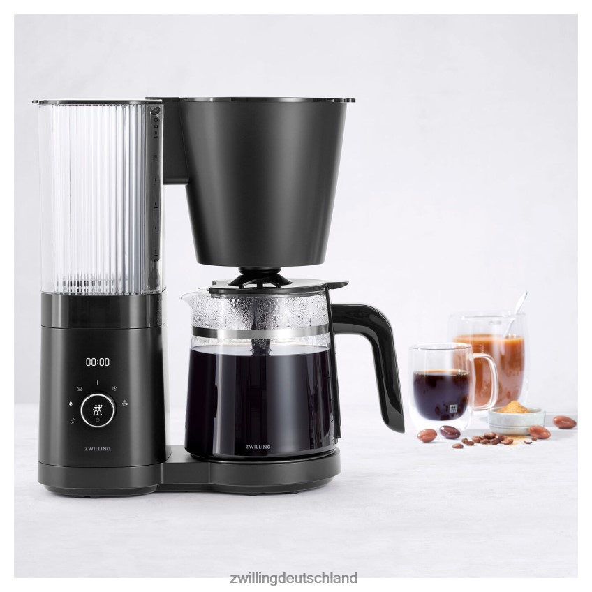 Küche Zwilling Enfinigy 1,5 l / 48 oz Tropfkaffeemaschine mattschwarz 484N62546 - Zwilling Besteck